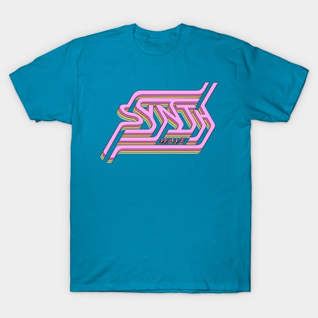 Synthwave T-Shirt by Mewzeek_T